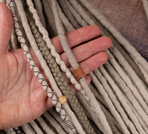 Blonde Ombre Viking Wool Dreads