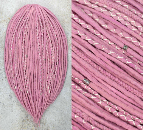 Candy wool hair extensions