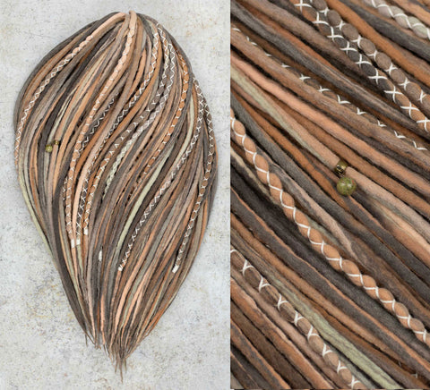 Earth dreadlock extensions