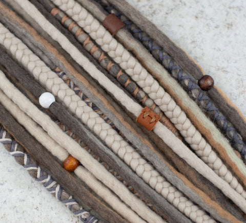 Earth Viking Dreadlock Extension Ponytail