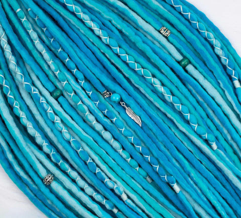 Everblue wool dreads