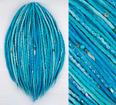 Everblue wool dreads