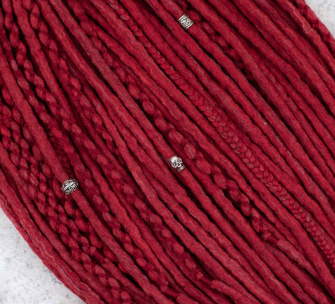 Flamenco wool hair extensions