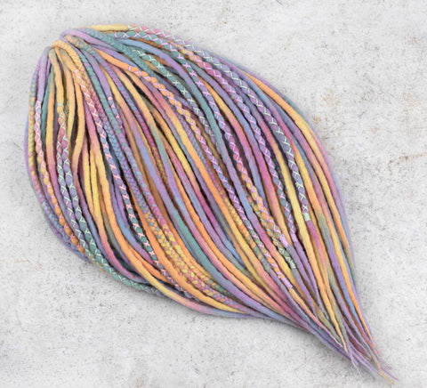 Unicorn wool dreads