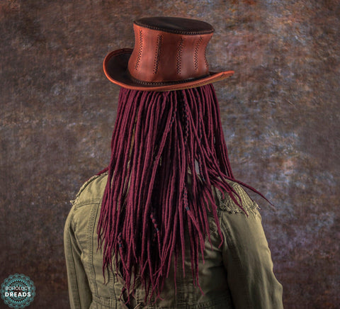 Wine wool dreads