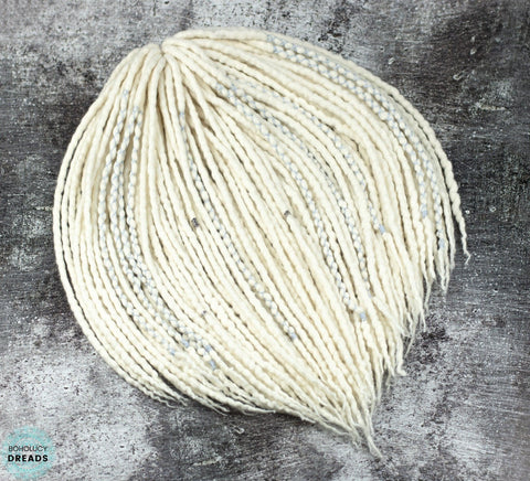 Wedding wool dreads