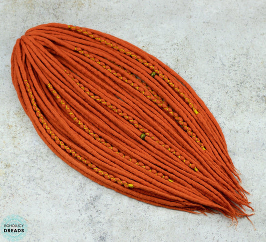 Marigold wool dreads 2200