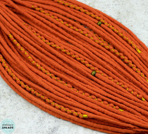 Marigold wool dreads